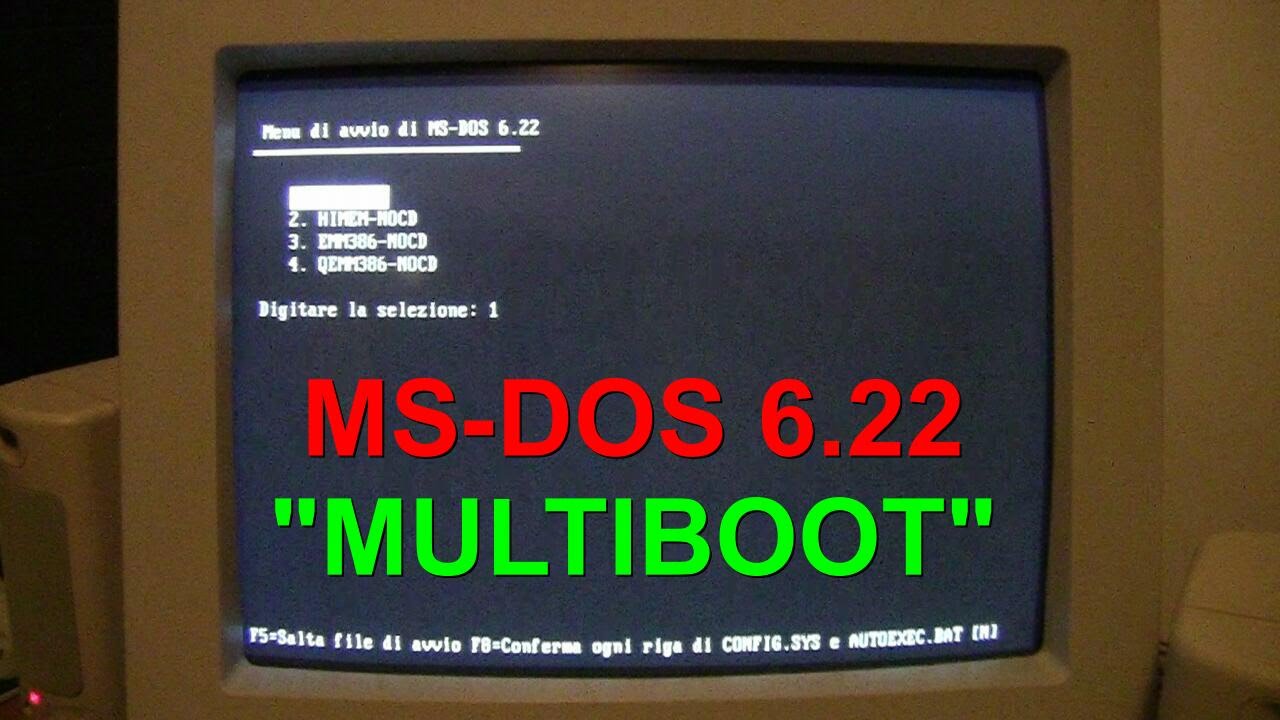 ms dos 6.22 bootable iso