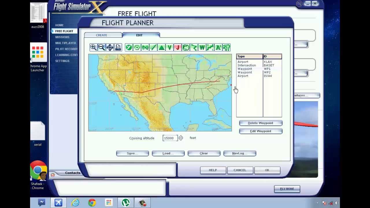 simulator flight planner